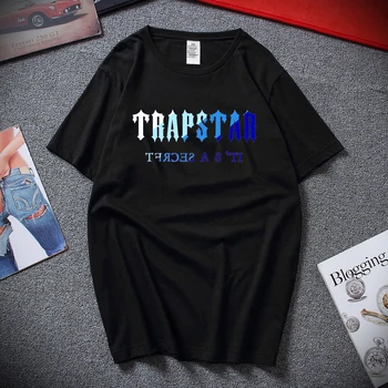 2023 Trapstar Londra 3D de Imprimare T-shirt Barbati Casual Respirabil Brand Bumbac Streetwear Vara Moale Maneca Scurta Tricou Supradimensionat