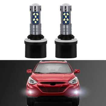 2 buc Lampa de Ceață LED Becuri Pentru Hyundai Tucson 2010 2011 2012 2013 2014 2015 Alb de Ceață Față Bec Canbus