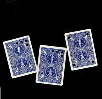 Matricea Card de Mișcare Gaura Pe Albastru Poker Vizual Ca Gol Card Truc Magic Wow Magic de Jucării,Glumă Clasic de Magie trucuri de magie