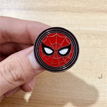Disney, Marvel Spiderman Email Broșă Moda Accesorii De Îmbrăcăminte Avengers Insignă De Metal Mici Bijuterii Cadou Pin Rever