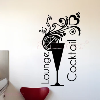 Bucătăria Cocktail Lounge Autocolante De Vinil De Perete Decal De Artă Murală Tapet Bucatarie Bar Decor Acasă Poster Decorarea Casei