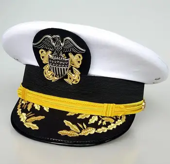 NE Militar Căpitan de Marină Capac Navigator Comandantul Pălărie Vulturul de Mare de Oameni