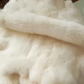 Natura autentică de blana de iepure materii prime accesorii de îmbrăcăminte en-gros original iepure real din piele blana albastru negru rosu alb