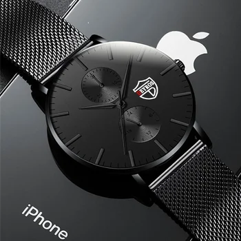 reloj hombre 2022 Moda pentru Bărbați Ceasuri Ultra-subtiri, Oameni de Afaceri Casual Plasă din Oțel Inoxidabil Curea Cuarț Ceas relogio masculino