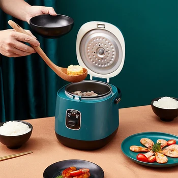 Mini Rice Cooker Multi-funcția Singur Electric, Aragaz Orez Non-Stick de uz Casnic Mici, Mașină de Gătit Face Terci Supa UE Plug