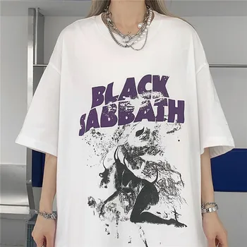 2022 Femei T-shirt Grunge Vara Goth Tricou Maneca Scurta de sex Feminin Liber Streetwear Print High Street Harajuku Y2K Haine Topuri