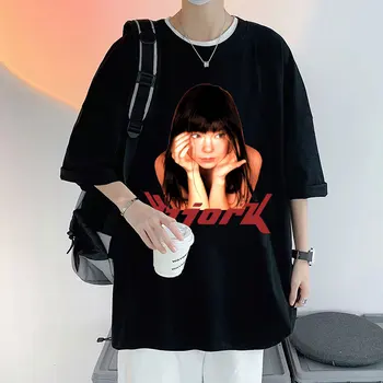 Cantareata Bjork Muzica Album de Arta Harajuku Print T Shirt pentru Bărbați Supradimensionate T-shirt Om Streetwear Bărbați Femei Bumbac cu Maneci Scurte T-shirt