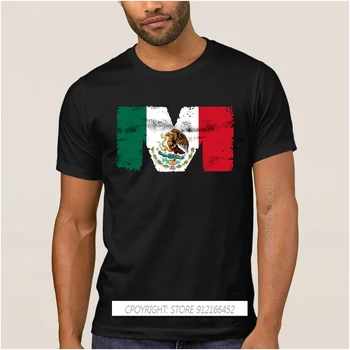 Caracterul De Bază Mexic Mexican Flag Barbati Tricouri De Vara Ieftine De Vanzare Tricouri Tricou De Designer De Mare Tee Streetwear