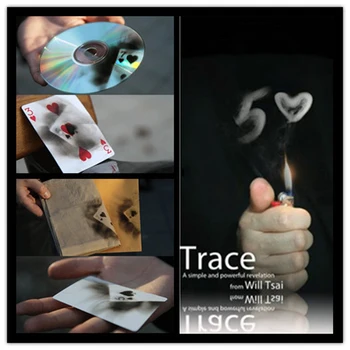 Trace (Gimmick-uri și DVD) de Va Tsai -Trucuri Magice instrument puternic card impresii Lichid,Accesorii,etapa recuzită magie 81121