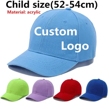 Copii pentru copii casual acrilice sport pălărie Nouă copii băiat și fete personalizate logo-ul de baseball capac șapcă de Camionagiu gorros