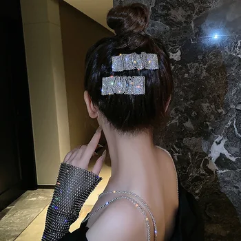 Stil coreean FoldsHairpins pentru Femei accesorii de Par Pietre de Cristal Accesorii de Par Nunti, Bijuterii cadou