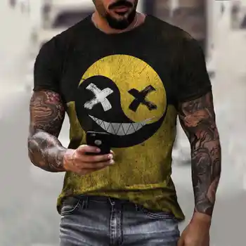 2021 nou frumos XOXO model 3d imprimate T-shirt de vară de moda pentru bărbați street casual tricou trendy de sex masculin O-neck T-s