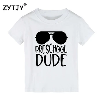Preșcolar Tip de Imprimare tricou Copii Boy Girl t shirt Pentru Copii Haine de Copil Amuzant Tumblr Sus Teuri CZ-117