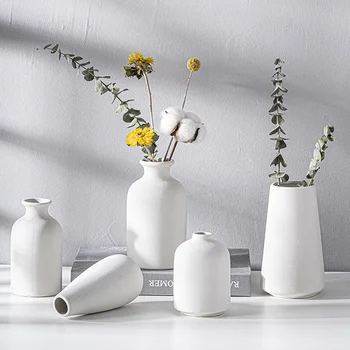 Portelan Clasic De Sticlă Ceramică Creative Acasă Vaza Ceramica Decor Hidroponice Mici Vaza Vaze De Flori Pentru Case
