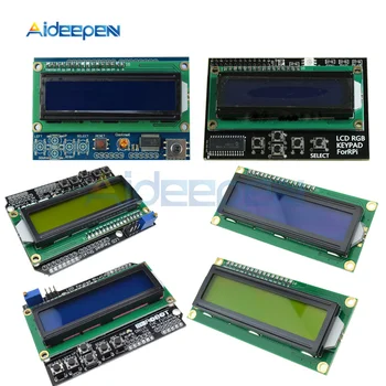 1602 LCD Module RGB Albastru/Galben Ecran MCP23017 16x2 IIC I2C Adaptor Placă de Expansiune Bord Pentru Arduino Mega R3 Robot de 3.3 V, 5V