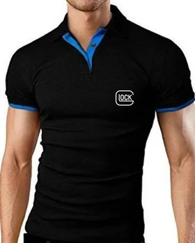 De Sex Masculin De Polo Tricou Unic K2 Grafic Glock Scrisoarea Imprimate T-Shirt De Tineret Pulover Tricouri Barbati Cu Maneci Scurte Haine Casual Topshirt