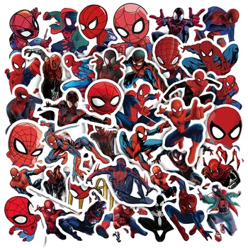 10/30/50Pcs Disney, Marvel Spiderman Autocolante Avengers Skateboard Chitara Laptop Depozitare Desene animate Autocolant Impermeabil Jucarii Copii