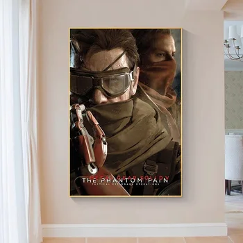 SP139 Pânză de Mătase, Poster de Perete Metal Gear Solid 5 The Phantom Pain Art Decor Acasă Cadou