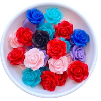 10buc Noul Mini Drăguț 19mm Floare spate Plat Rășină Cabochons Scrapbooking Bijuterii DIY Meșteșug Decor Dotari
