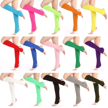 Yoga Tricotate Picior Acoperi Șosete Capacul Corpului Boot Sosete Dans Jambiere Protecția Sport Fete Sex Feminin Încălzit Exercitarea Picior Furtun