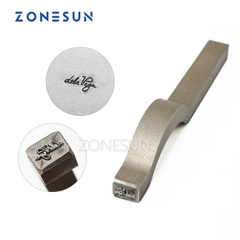 ZONESUN Personalizate Mucegai Metal Stamping Tools Pentru logo-ul Numărul de Oțel Timbru Pumn Relief Inel Brățară Colier Catarama