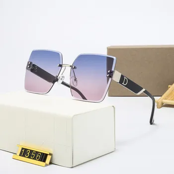 En-gros de Moda de Brand de Lux fără ramă Femei ochelari de Soare Pentru Barbati Vintage Designer de Ochelari de Soare Piața Nuante de Rosu UV400 Ochelari