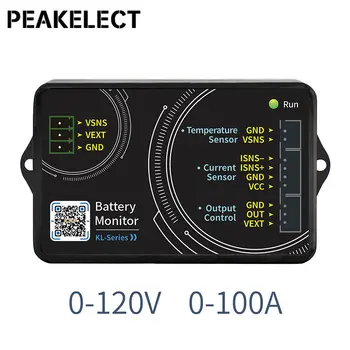 Peakelect KL110F de Înaltă precizie Bluetooth Coulomb Contor Baterie de Litiu de Capacitate Mașină Detector pentru Motorhome 100A 120V