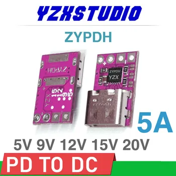 ZYPDH 100W 5A USB TIP-C momeală PD 2.0 3.0 LA 5V 9V 12V 15V 20V DC declanșa Adaptor conexiune prin cablu de încărcare de Încărcare de notebook-uri